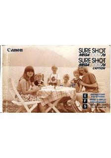 Canon SureShot Megazoom manual. Camera Instructions.